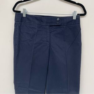 NWT Talbots Curvy Chino Pants Indigo Blue Women 6P